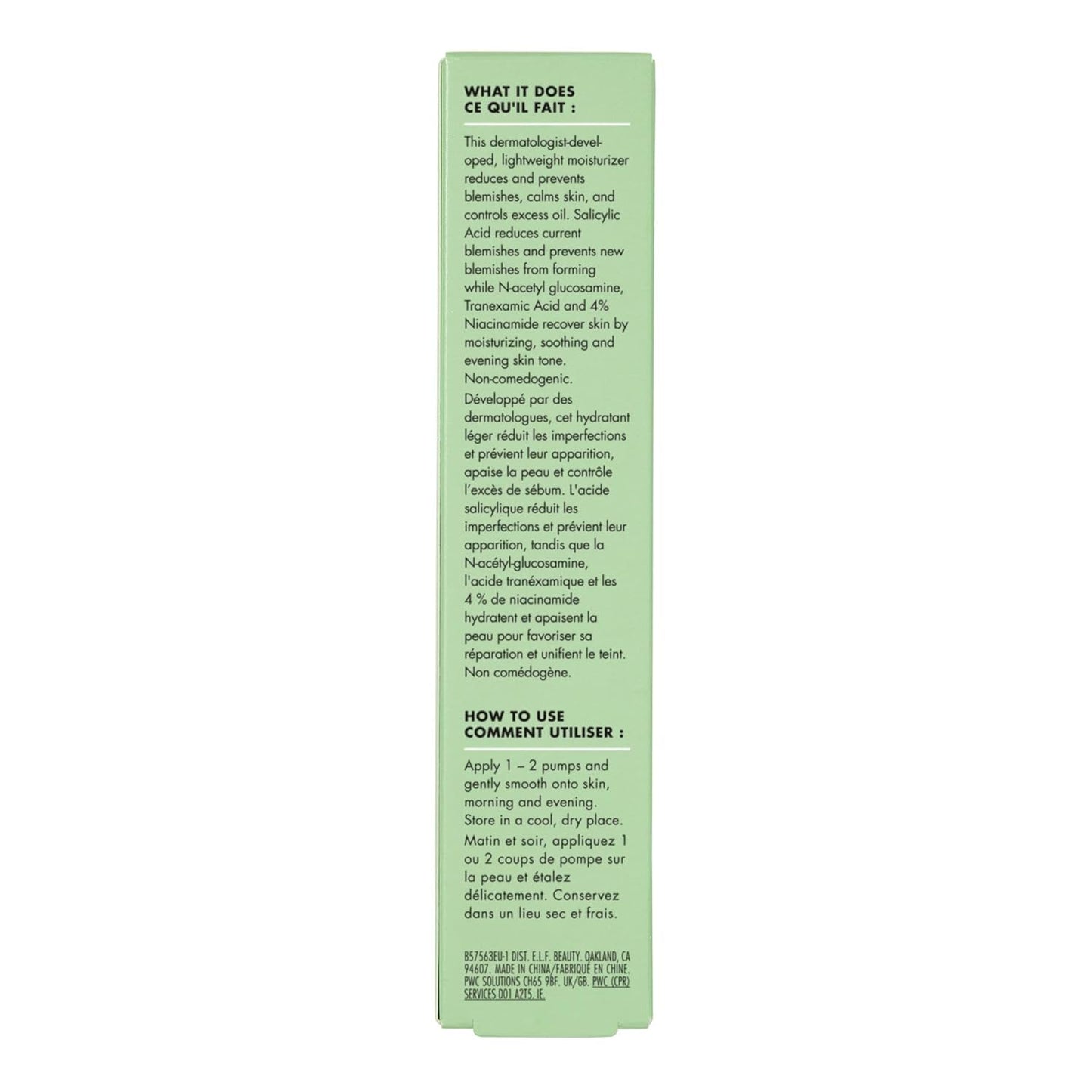 e.l.f. SKIN Blemish Breakthrough Calming Water Cream